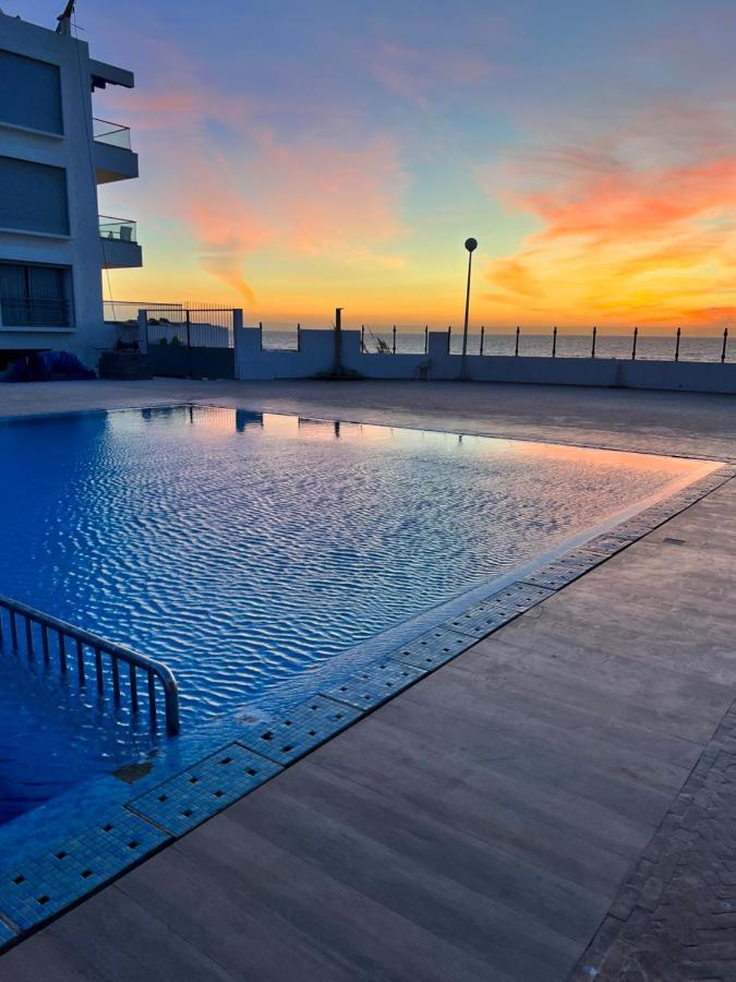 The Blue Pearl-Sensational Beach Apartment In Aourir Agadir Dış mekan fotoğraf